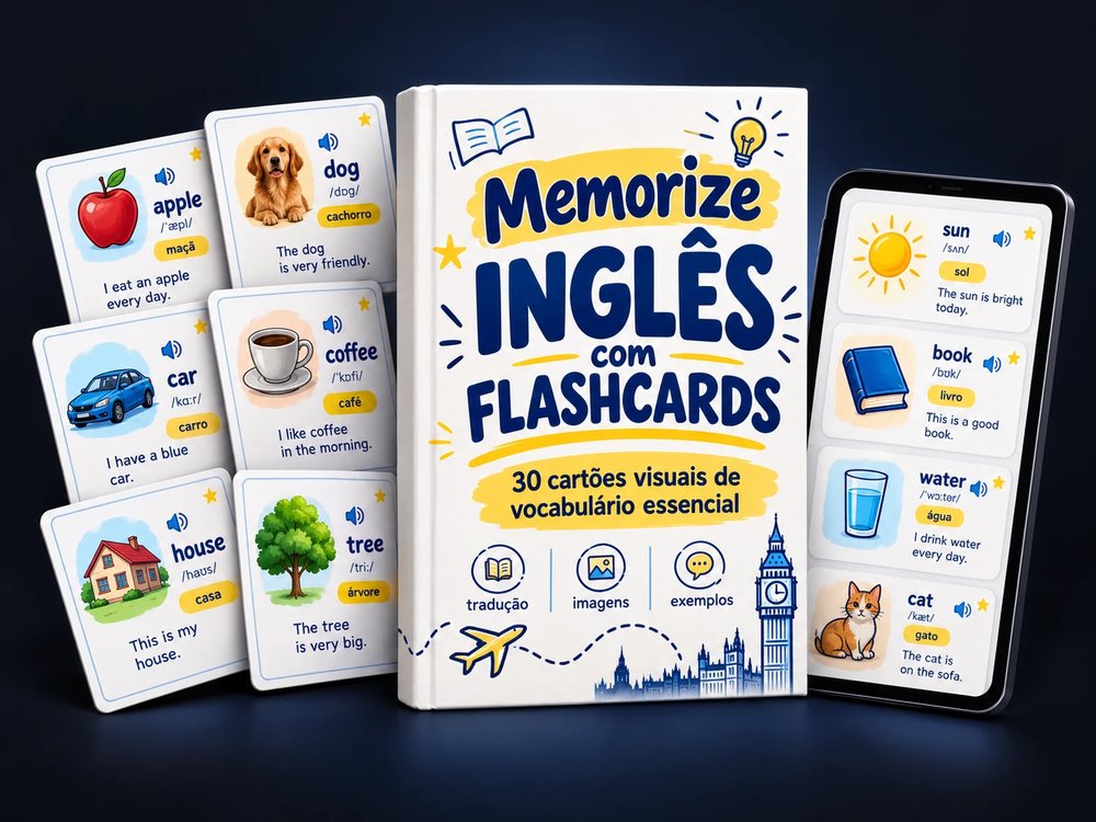 Bônus 1: Memorize Inglês com Flashcards