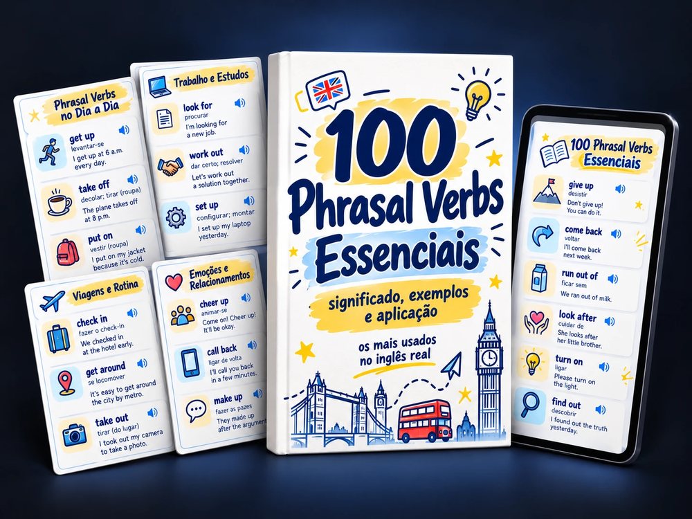 Bônus 5: 100 Phrasal Verbs Essenciais